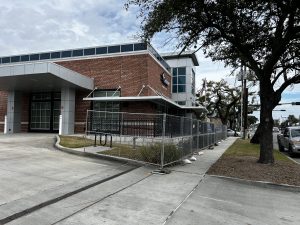 temporary fencing around new construction